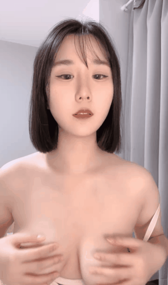 图片[1]-气质短发美少女！粉嫩奶子娇喘呻吟-91欢迎您！